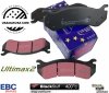 Przednie klocki Ultimax2 + tarcze hamulcowe EBC seria PREMIUM Chevrolet Express 2003-2008